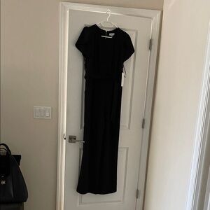 NEW Calvin Klein Elegant Black Women’s Jumpsuit with Tie Waist